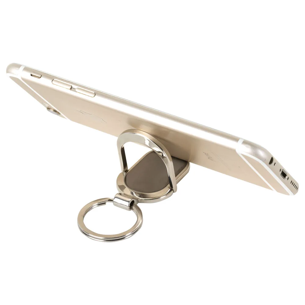 Oval Hatlı Telefon Standlı Metal Anahtarlık – 5194