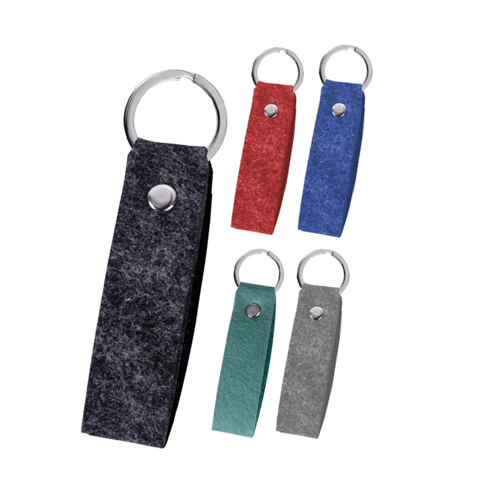 Porte-clés ruban en feutre multicolore – 5151