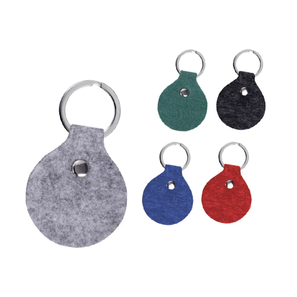 Round Felt Tag Keychain – 5152