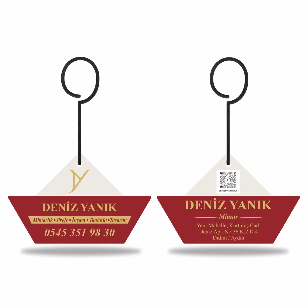Deniz Yanık Hanging Car Air Freshener
