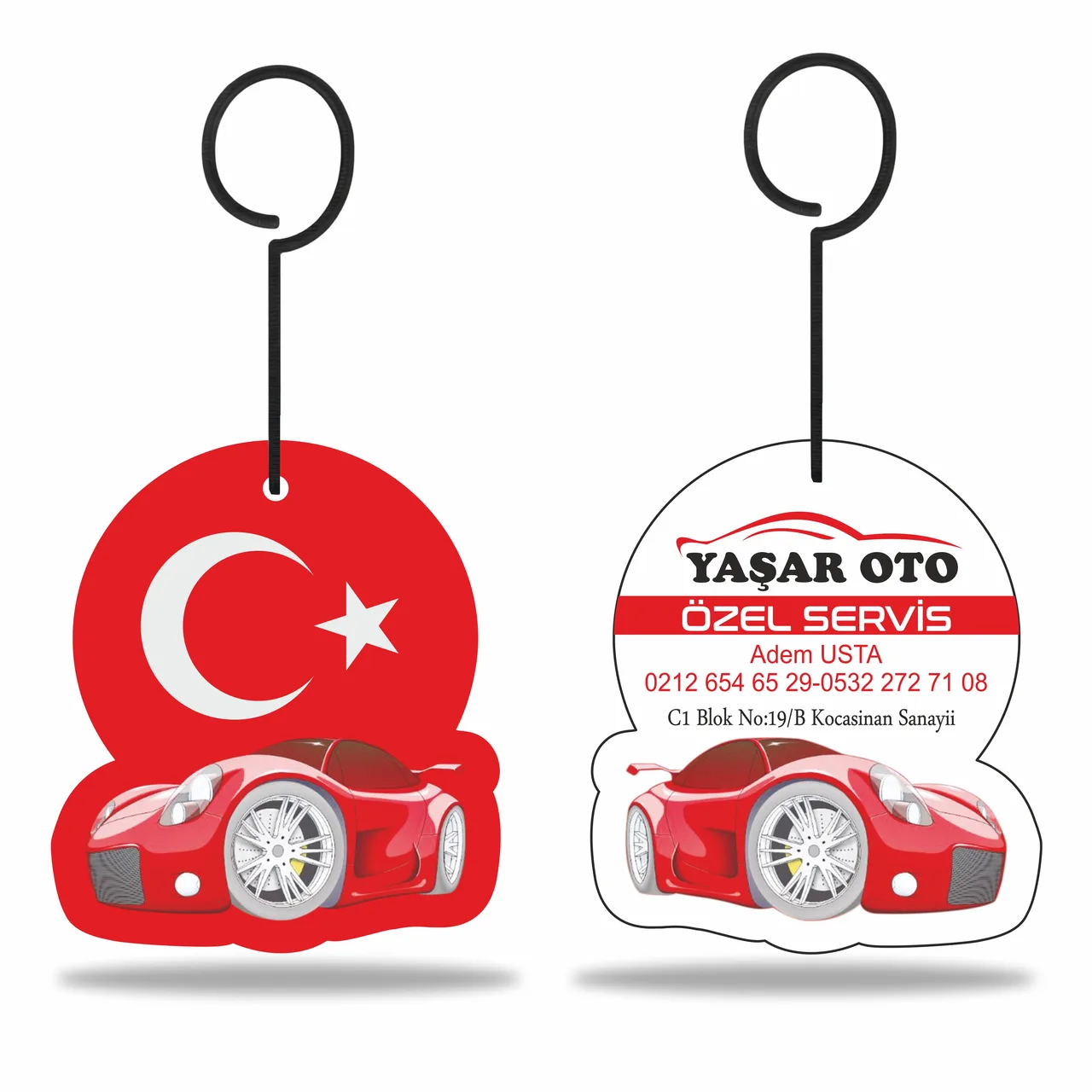 Подвесной ароматизатор Yaşar Oto Özel Servis