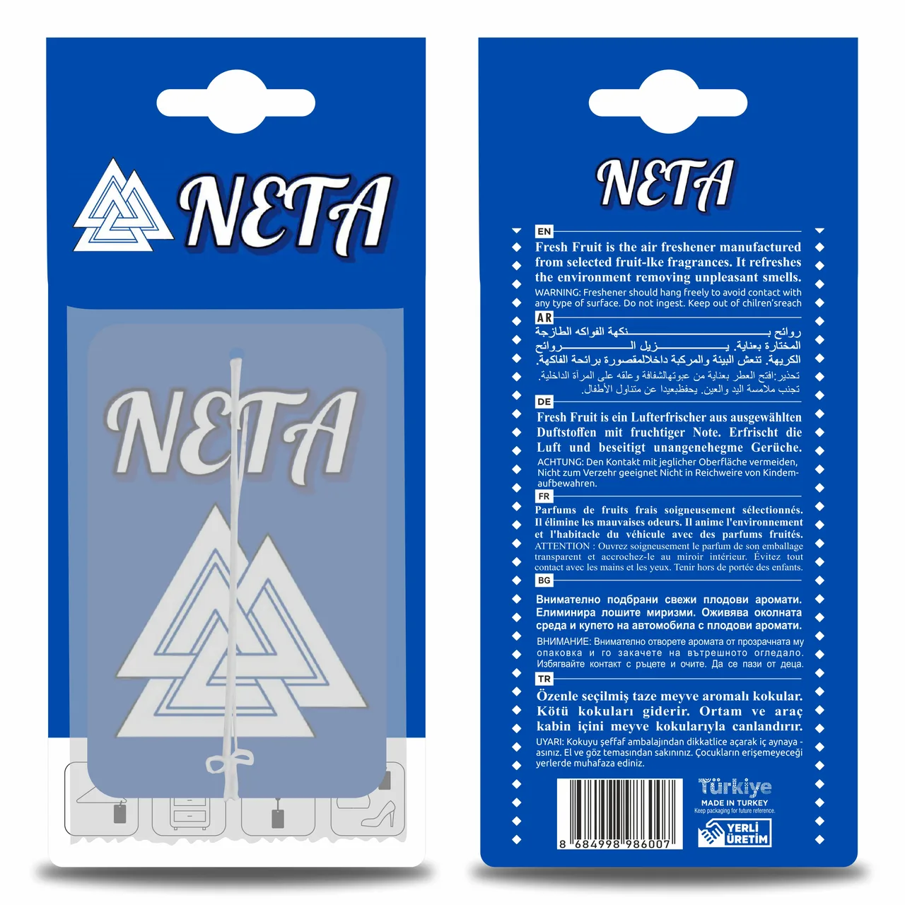 Neta – Karton-Duftbaum