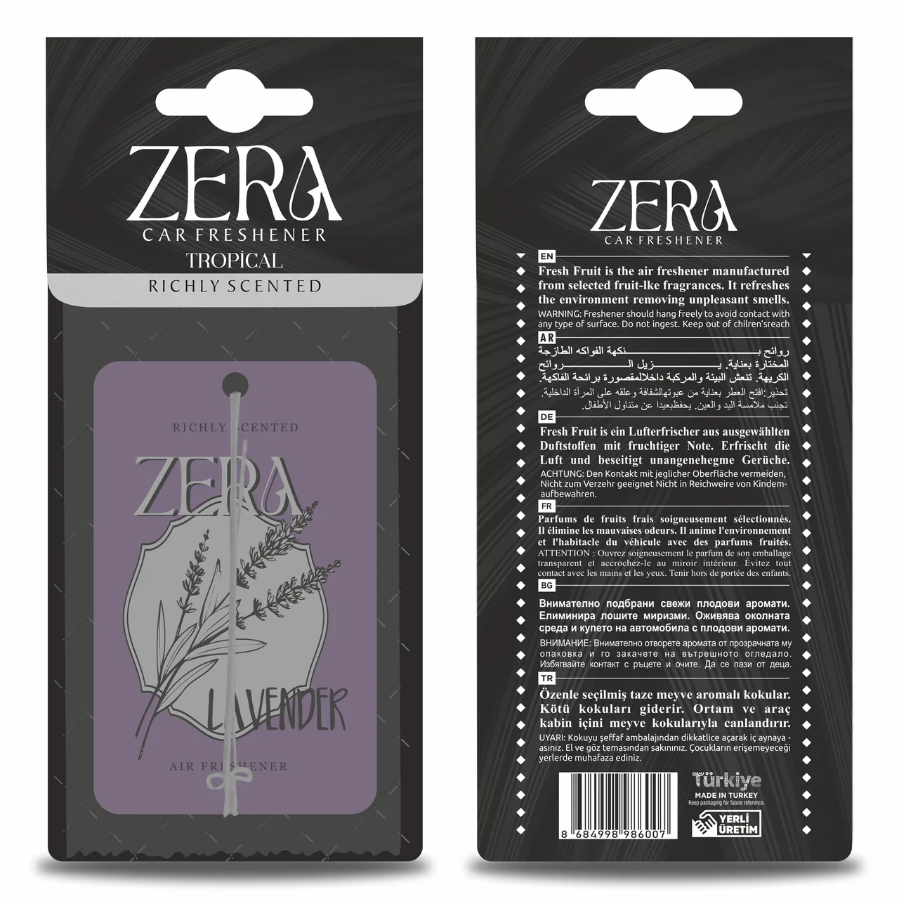 Zera Tropical – Karton-Duftbaum