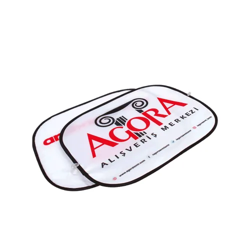 Пара шторок на боковые окна авто – 8377
