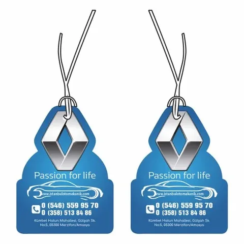 Ambientador Colgante Azul para Taller – AAF-006