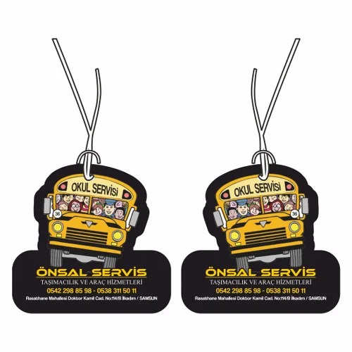 School Bus Themed Hanging Car Air Freshener – AAF-007