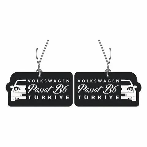 Ambientador colgante blanco y negro, silueta – AAF-026