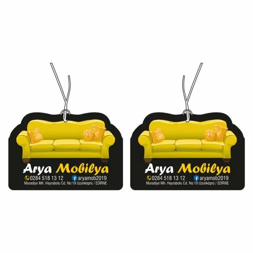 Yellow Sofa Hanging Car Air Freshener – AAF-042