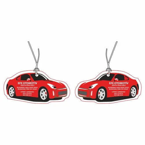 Désodorisant suspendu voiture de sport rouge – AAF-048
