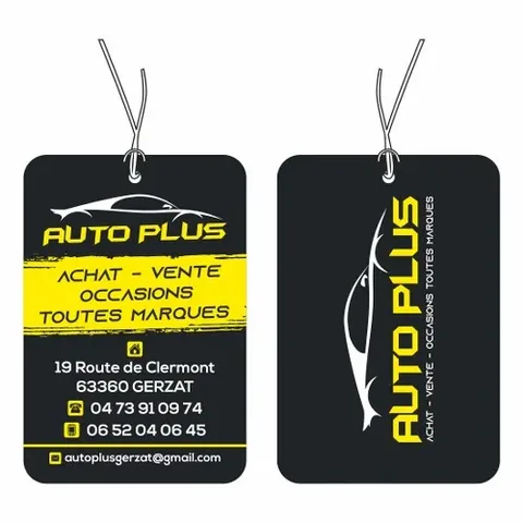 Ambientador colgante negro y amarillo – AAF-052