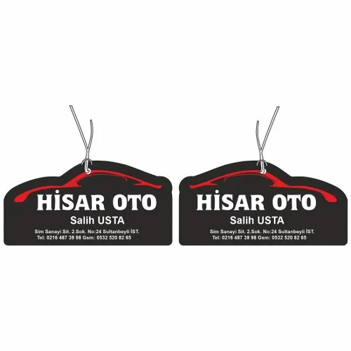 Araç Silüetli Siyah İpli Oto Kokusu – AAF-056