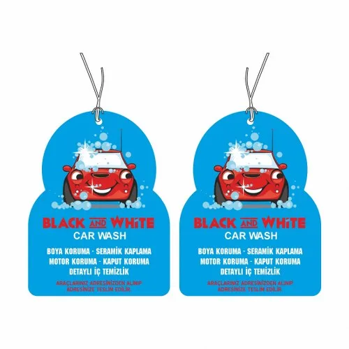 Ambientador colgante azul para autolavado – AAF-057