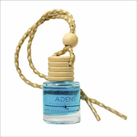 Ambientador de Botella Azul con Cordón Trenzado – AAF-037