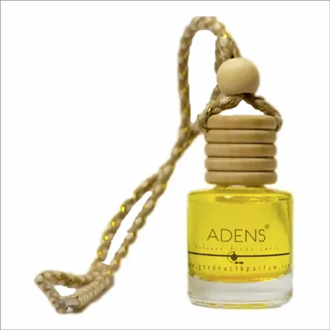Ambientador de Botella Amarillo, Cordón Trenzado – AAF-039