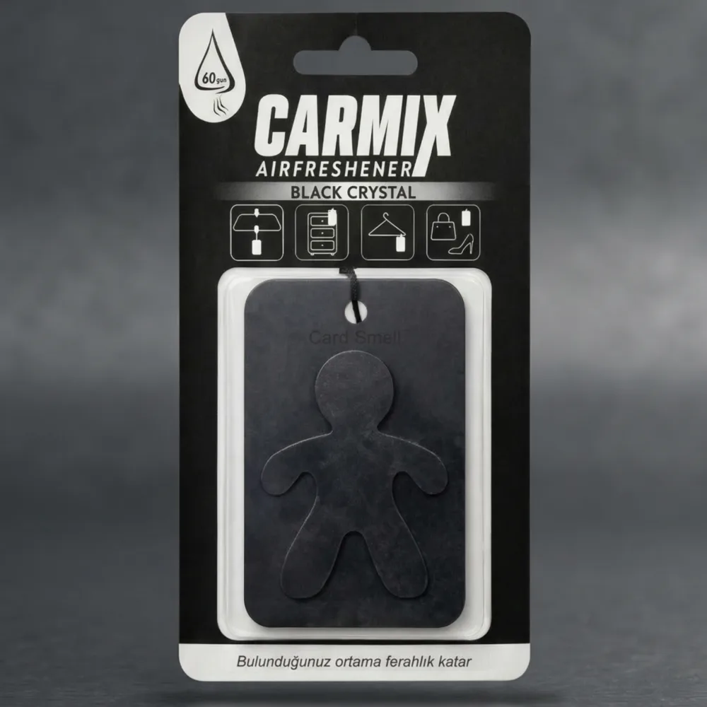 Card Black Crystal – Karton-Duftbaum