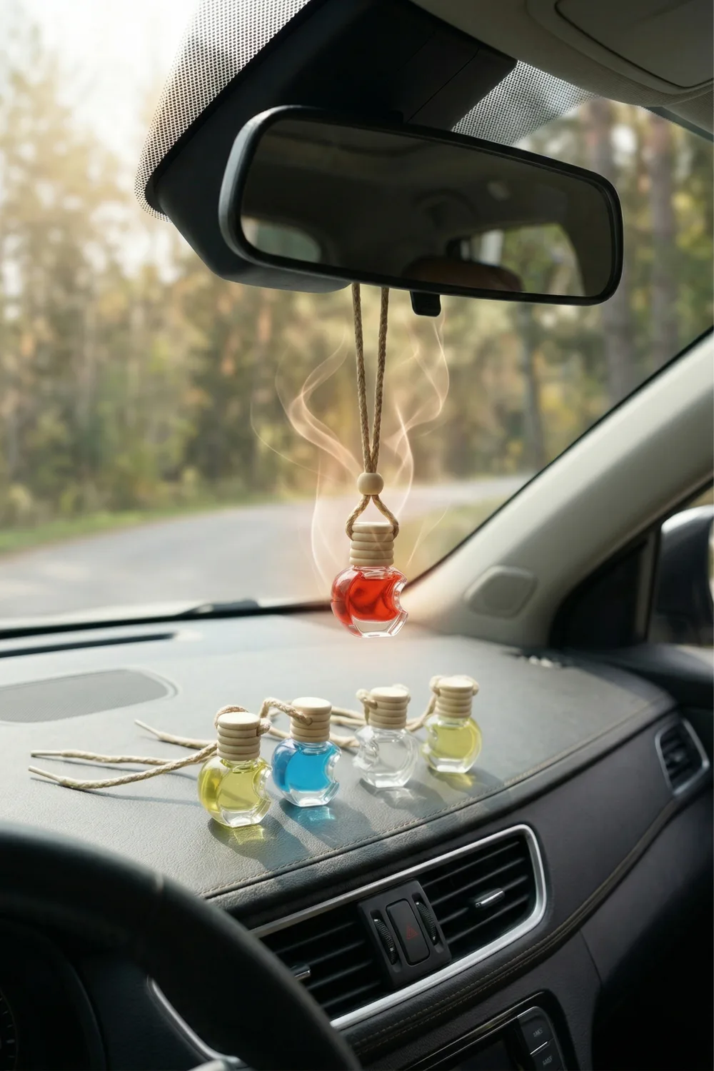 Flacon parfum voiture forme pomme — visuel 3