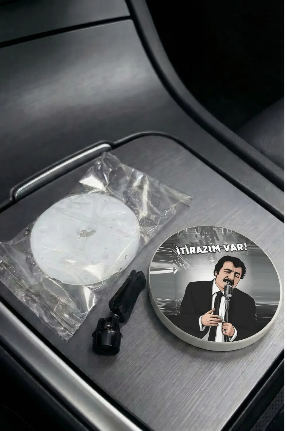 İtirazım Var Round Vent Clip Air Freshener