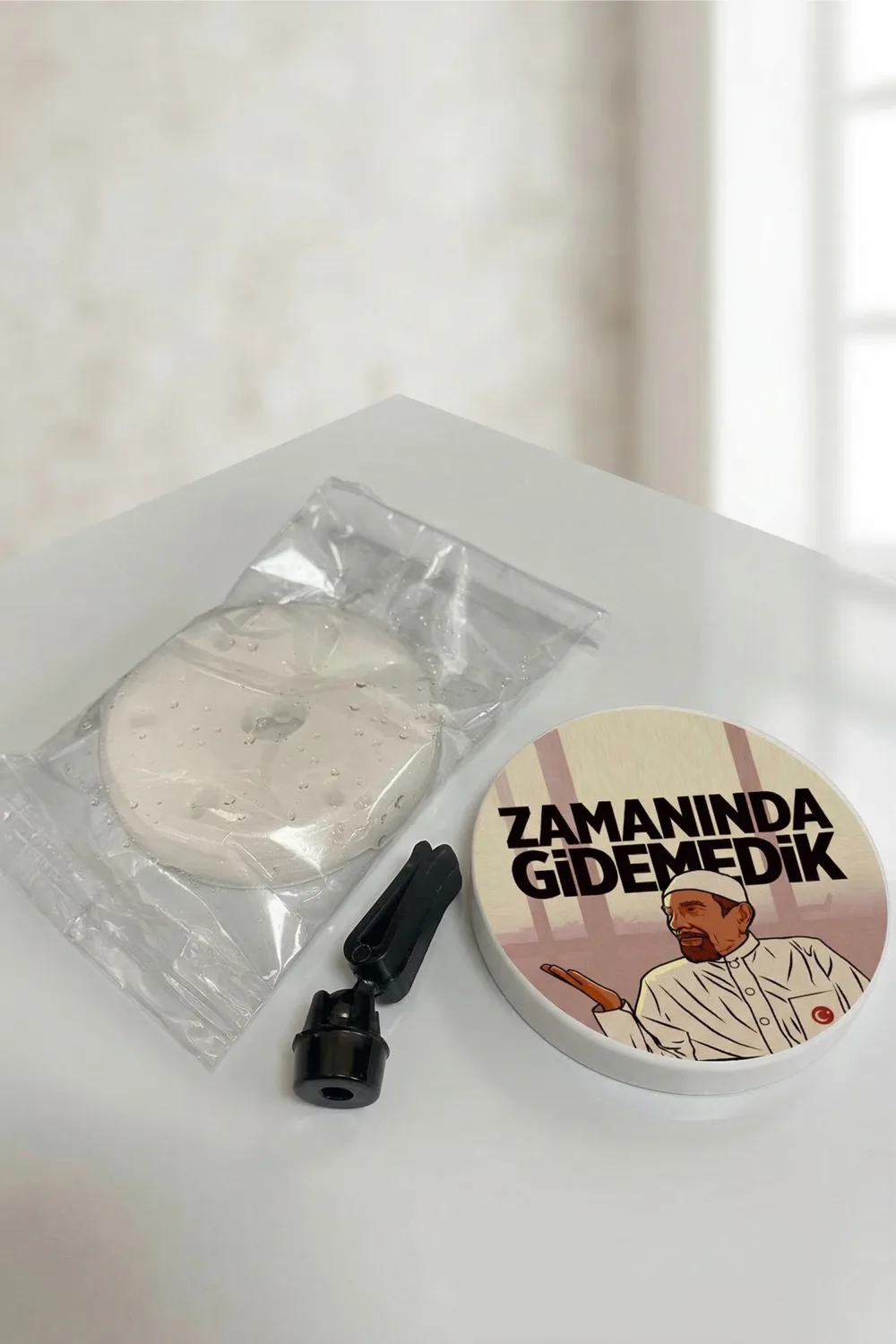 Ambientador de Rejilla Redondo Zamanında Gidemedik