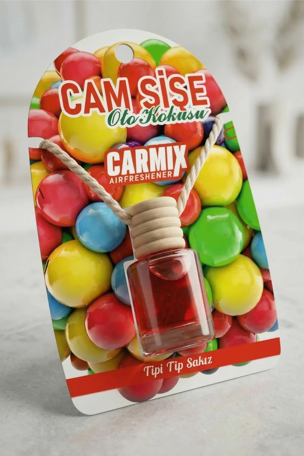 Tipi Tip Bubble Gum Bottle Car Air Freshener
