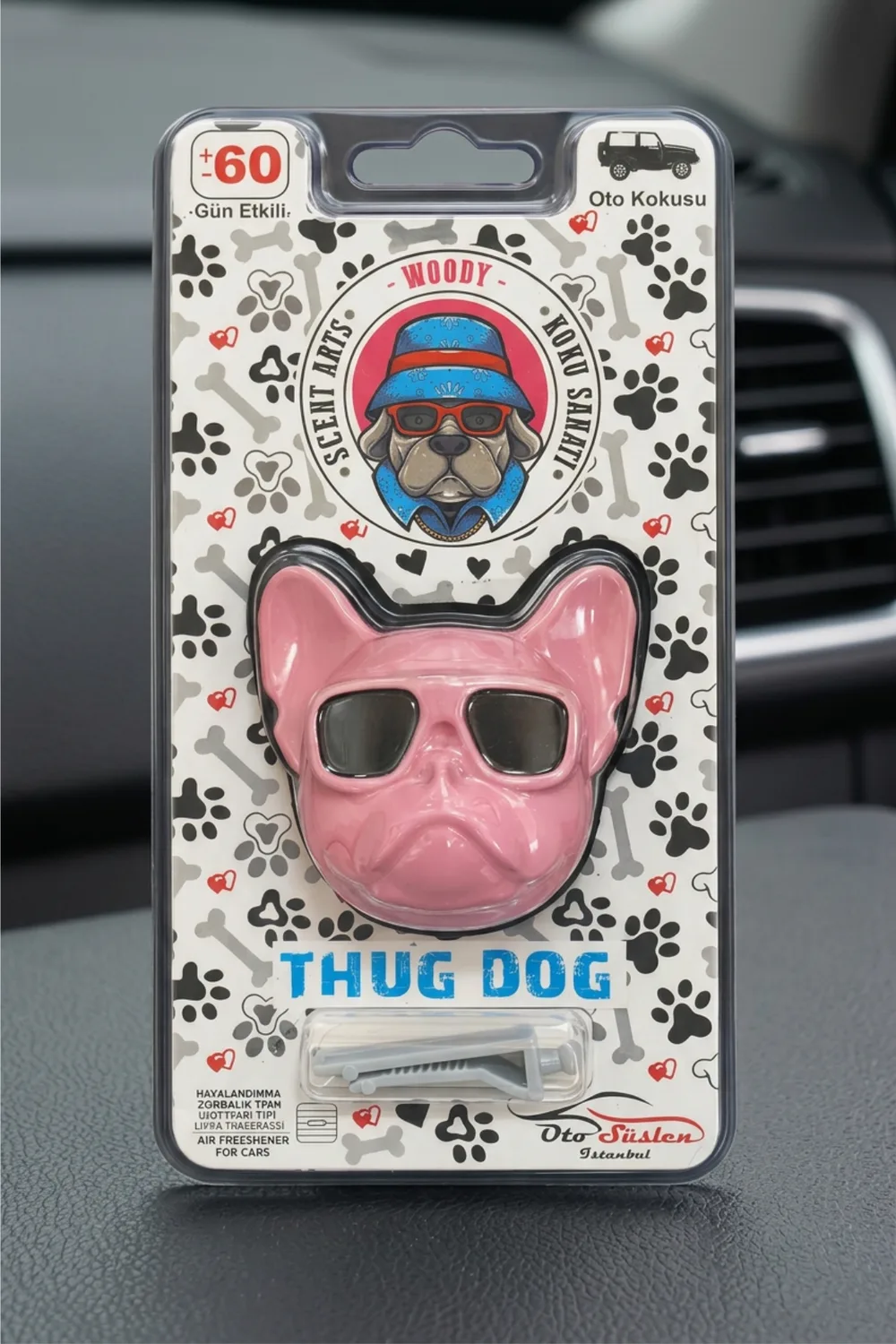 Désodorisant aération Thug Dog Woody