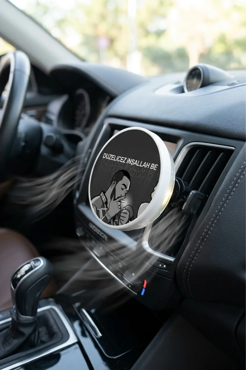 Düzelicez İnşallah Be Round Vent Clip Air Freshener — image 2