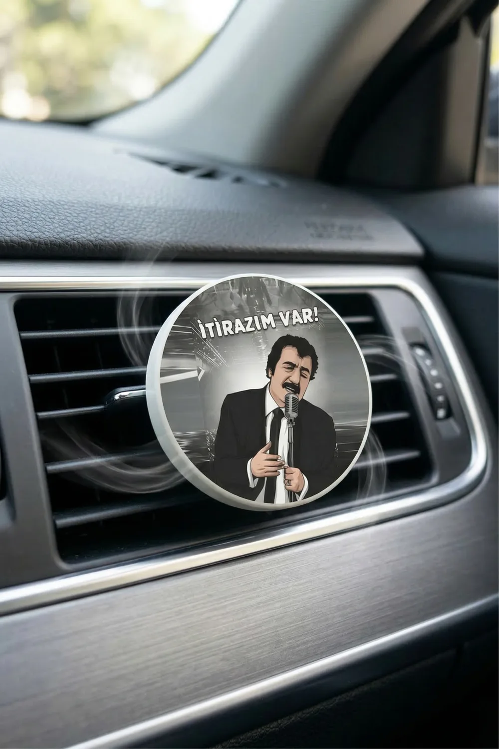 İtirazım Var Round Vent Clip Air Freshener — image 2
