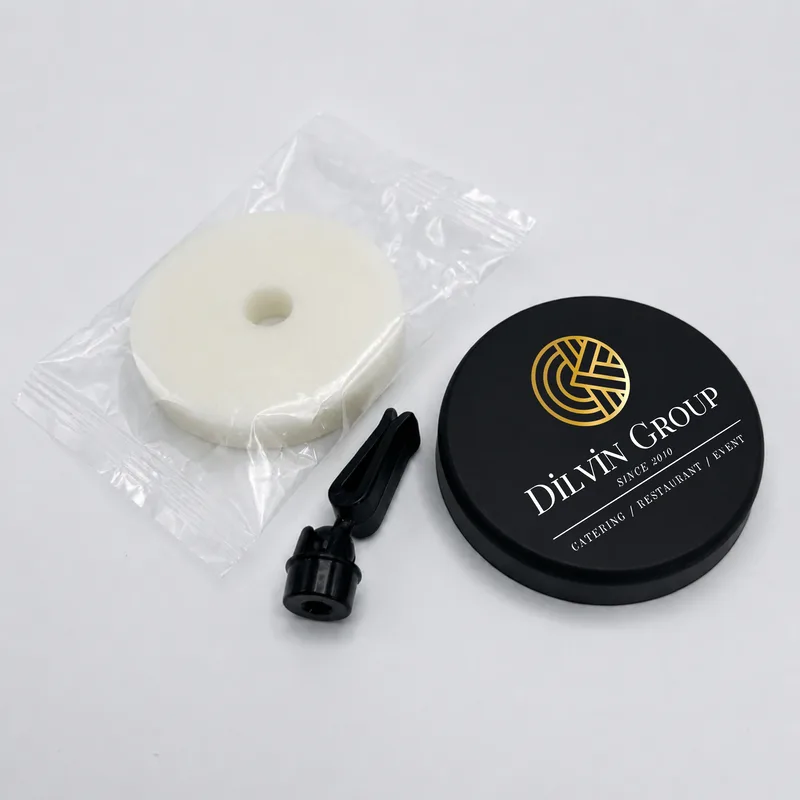 Ambientador de Rejilla Redondo con Emblema Dorado – Model 18