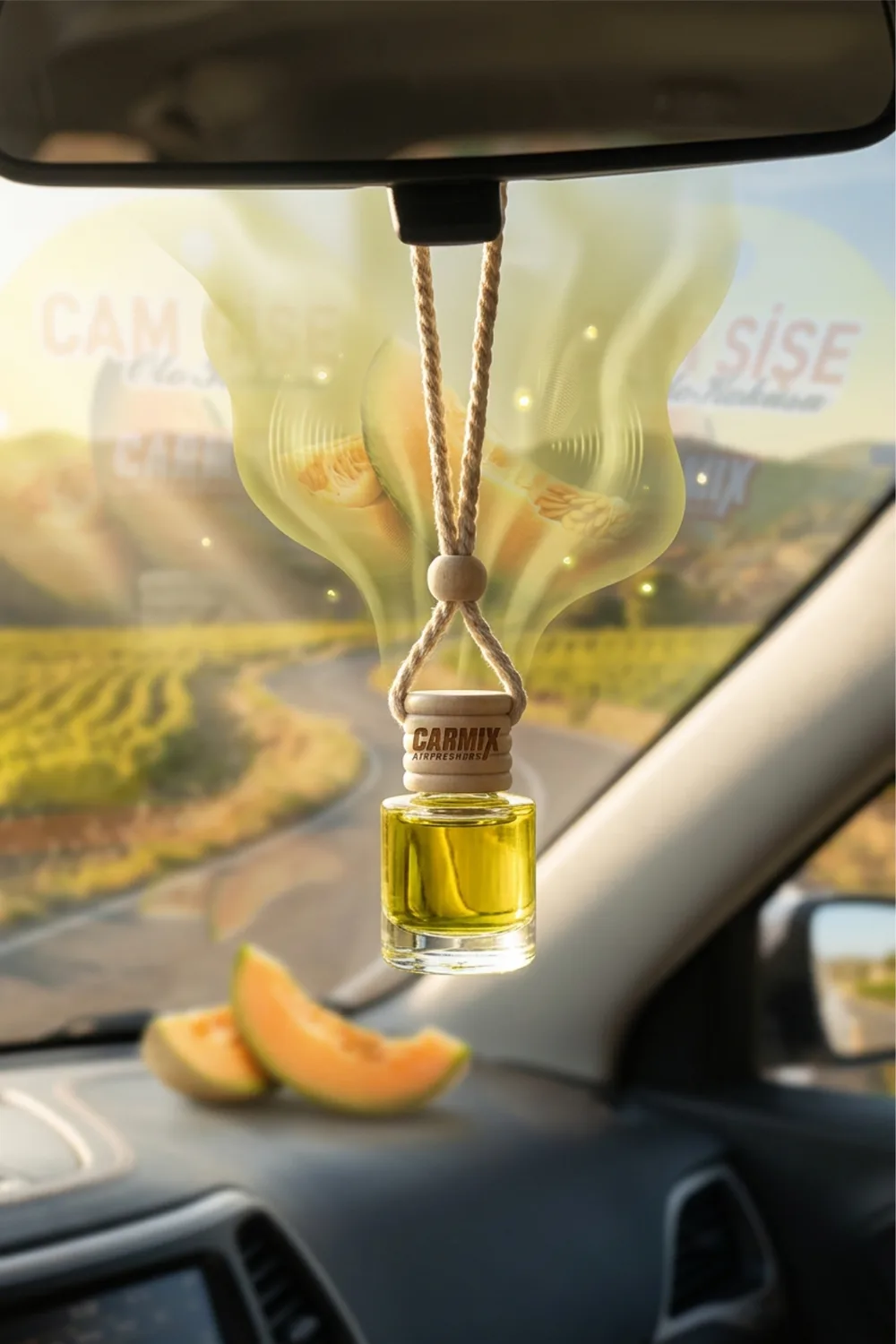 Flacon parfum voiture Melon — visuel 3