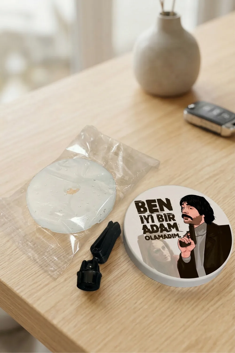 Ben İyi Bir Adam Olamadım Yuvarlak Fan Oto Kokusu