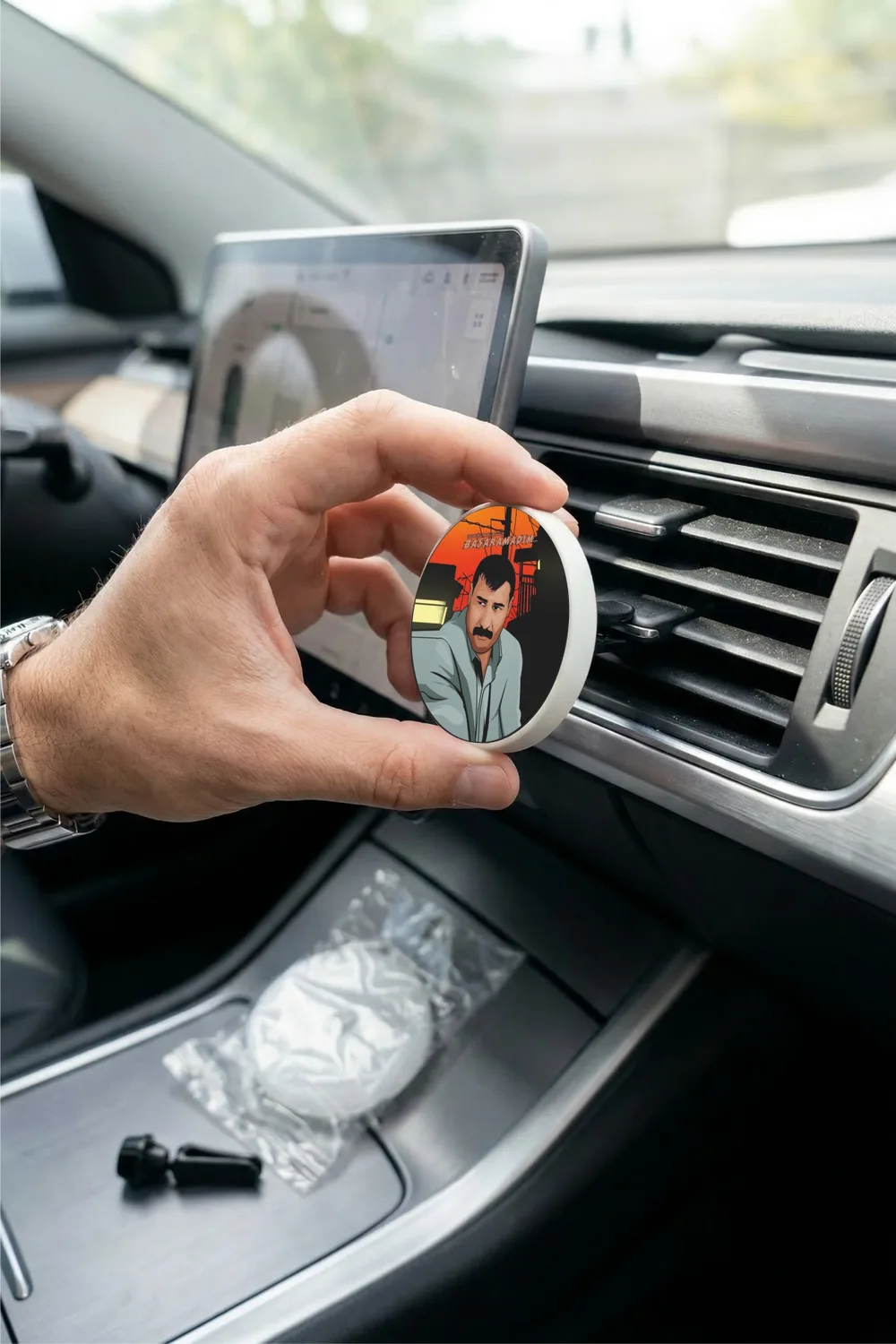 Başaramadım Round Vent Clip Air Freshener — image 3