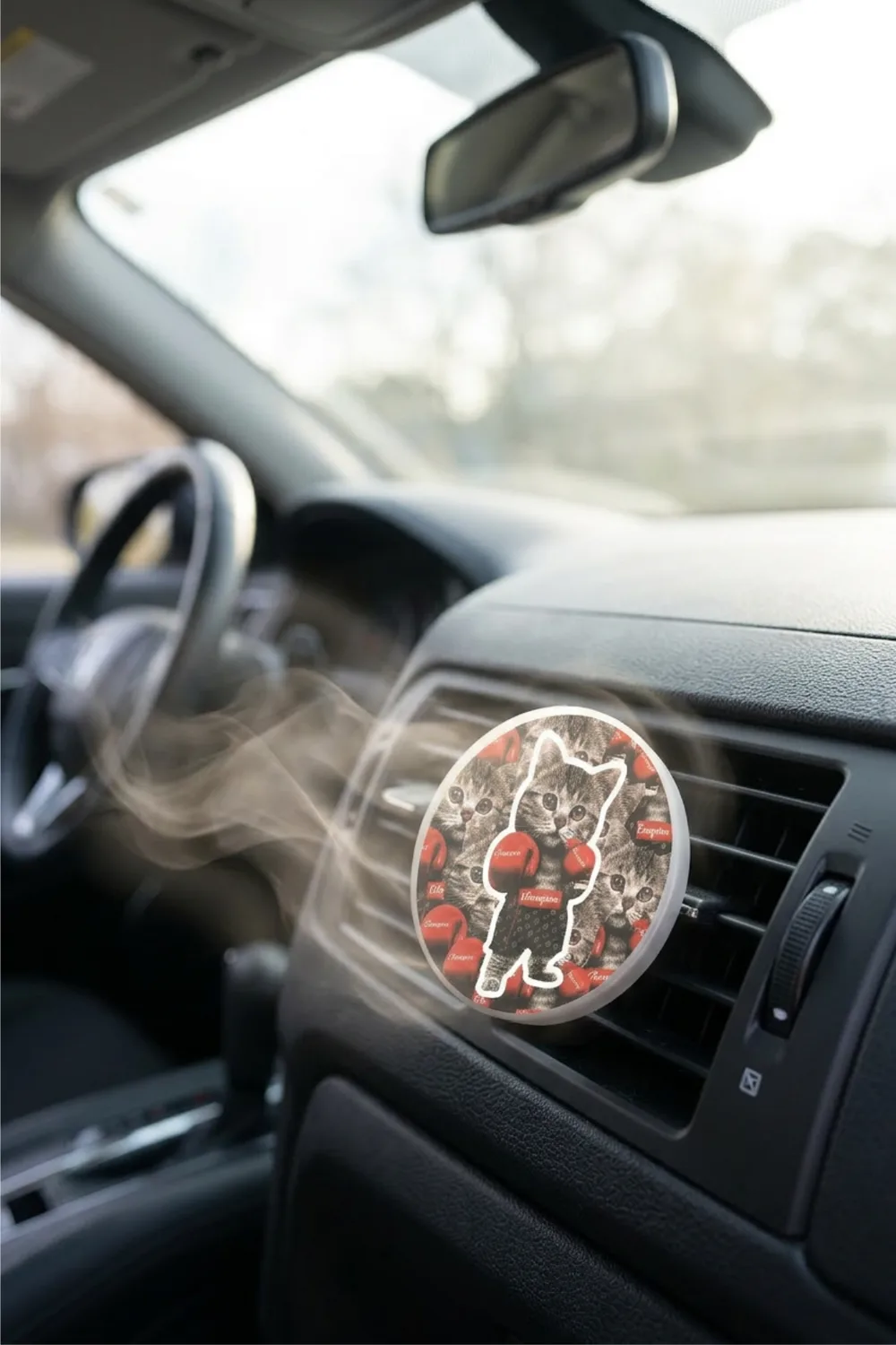 Cat Round Vent Clip Air Freshener — image 2