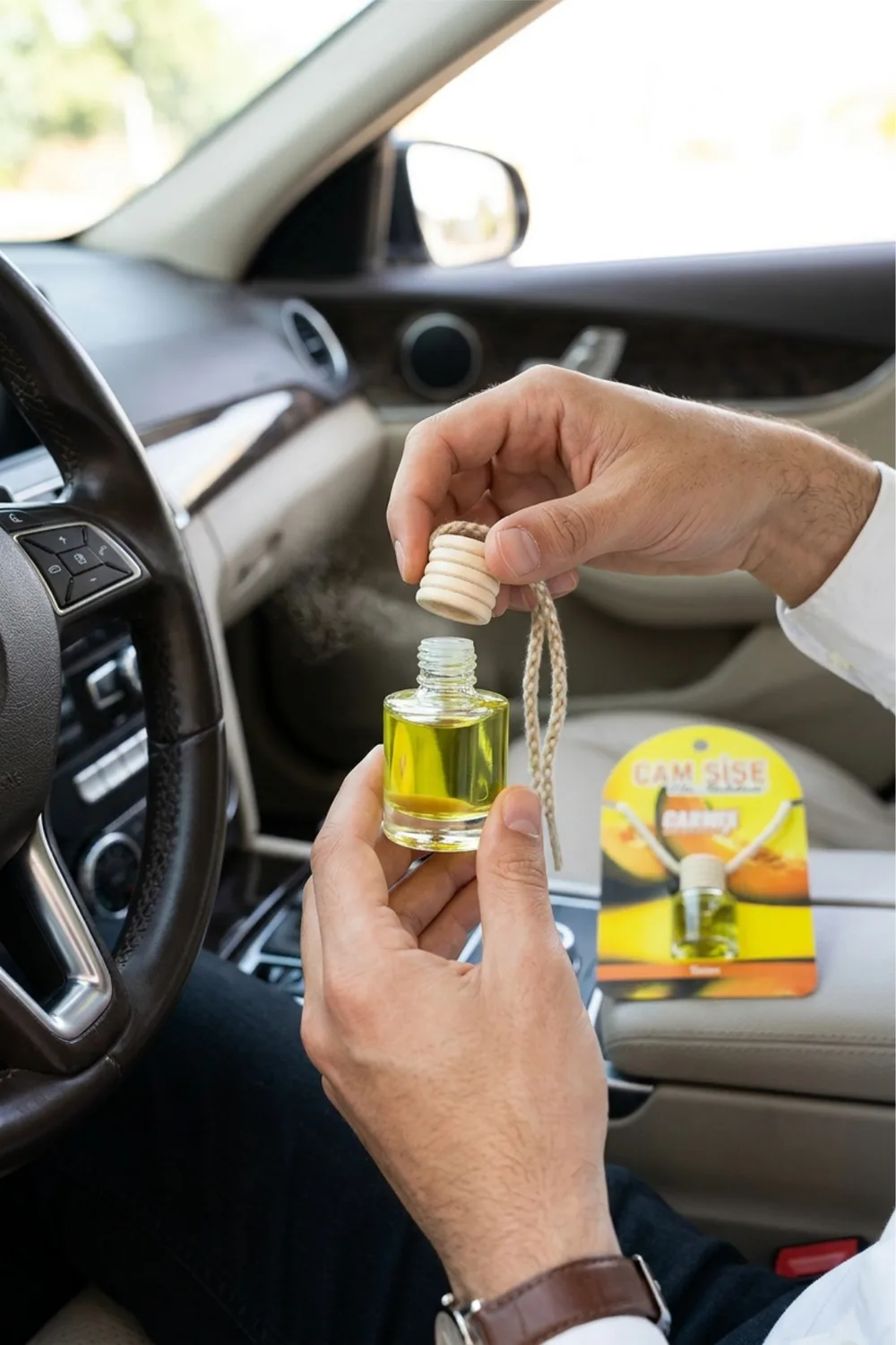Flacon parfum voiture Melon — visuel 2